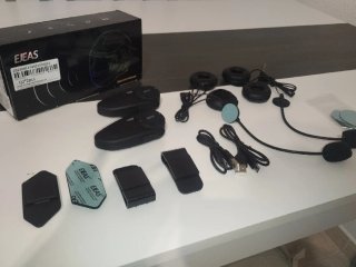 EJEAS Q7 Intercomunicador Moto (2 Unidades)