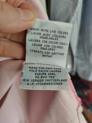 Polo Ralph Lauren Rosa Talla XL grande