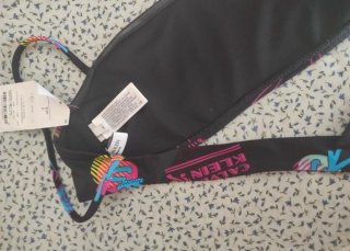 Top Bikini Calvin Klein Estampado Retro Talla S