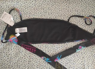 Top Bikini Calvin Klein Estampado Retro Talla S