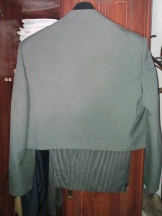 Traje corto Rociero negro y blanco