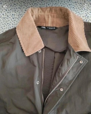 Cazadora Harrington Zara Talla S Khaki