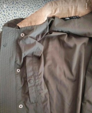 Cazadora Harrington Zara Talla S Khaki