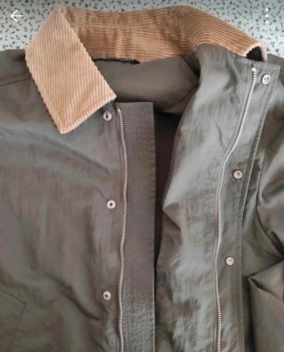 Cazadora Harrington Zara Talla S Khaki