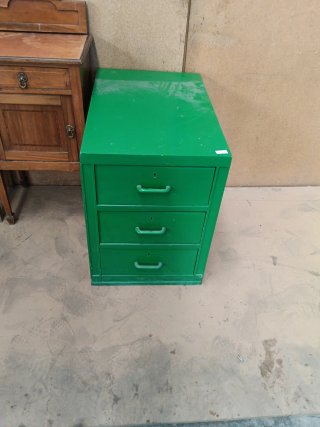 Mesilla Cajonera Metálica Verde