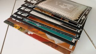 Lote 7 Revistas Ganchillo "Muestras y Motivos"