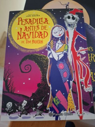 Lote pesadilla antes de navidad comic y libro arte