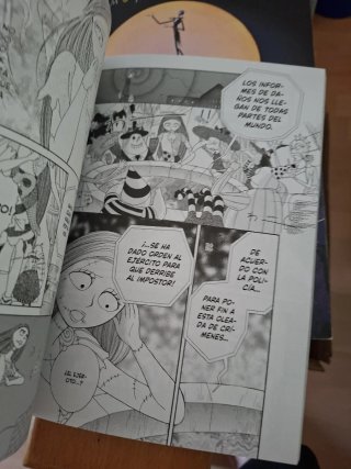 Lote pesadilla antes de navidad comic y libro arte