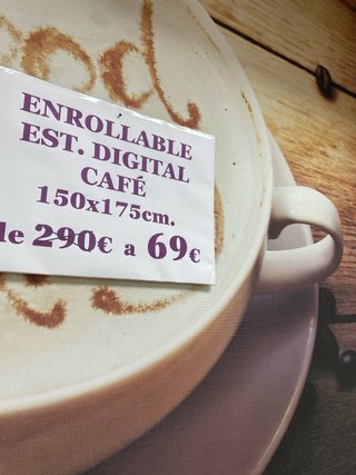 Estor enrollable Screen digital 150x175cm
