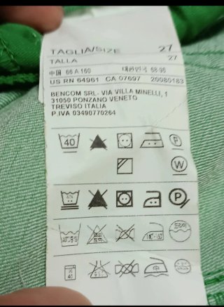 Pantalón Benetton Verde