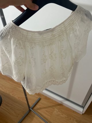 Blusa Zara Encaje Talla S