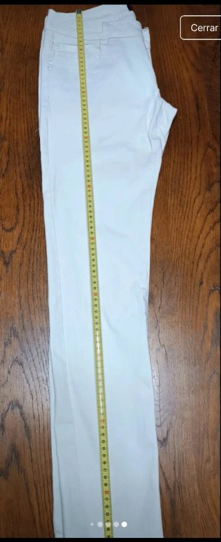 Pantalón blanco cintura baja