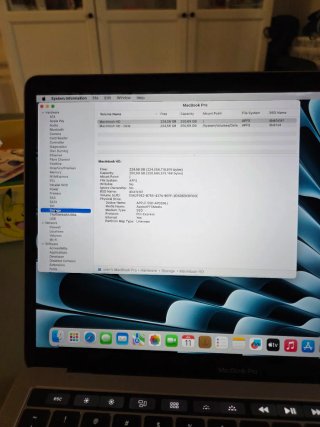MacBook Pro 13” 8/256GB A1706 Grigio Siderale