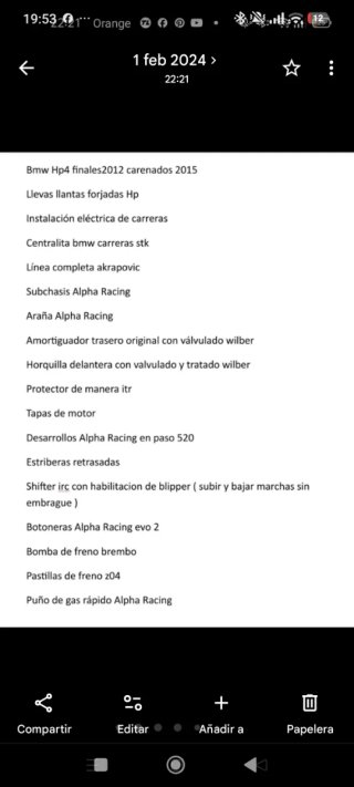BMW S1000RR Motor Averiado