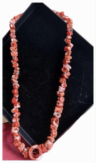 Collar de Coral volcánico Sciacca Costa Siciliana