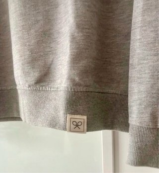Sudadera Silbon Gris y Burdeos