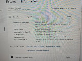Portátil Asus F515E i5 11ª Gen