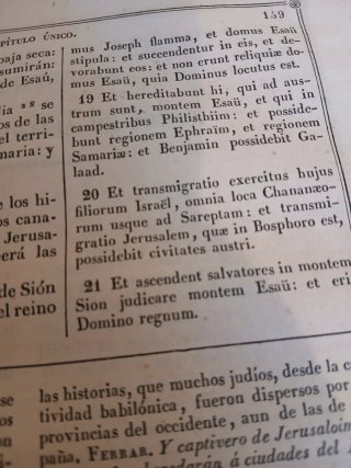 Biblia en latin y cast. Antiguo testamento.1845