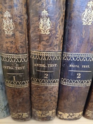 Biblia en latin y cast. Antiguo testamento.1845