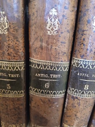 Biblia en latin y cast. Antiguo testamento.1845
