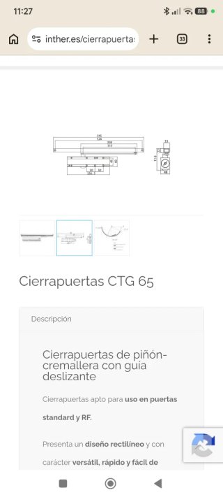 Cierrapuertas INTHER CTG 65