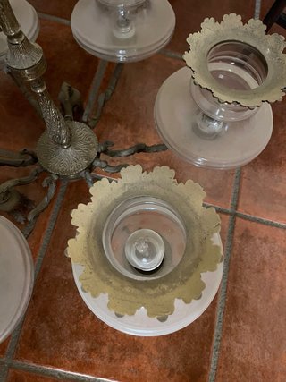Lámpara de techo antigua para restaurar