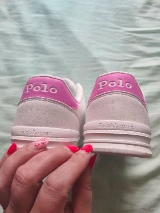 Zapatillas Polo Ralph Lauren Blancas y Rosas