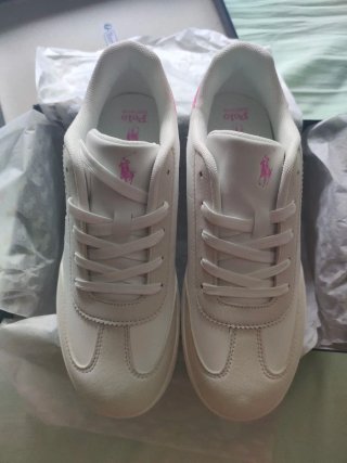 Zapatillas Polo Ralph Lauren Blancas y Rosas