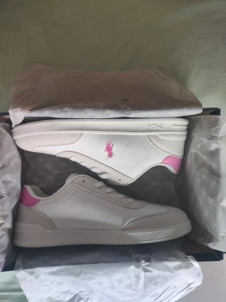 Zapatillas Polo Ralph Lauren Blancas y Rosas