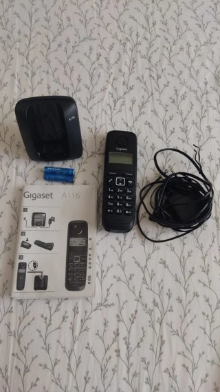 Teléfono Inalámbrico Gigaset A116 Negro