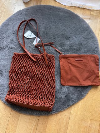 Bolso Zara Crochet Nuevo