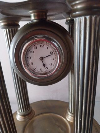 Orologio lampada stile Liberty