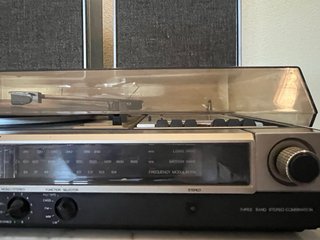 Radio Cassetta Philips Vintage con Giradischi Integrato