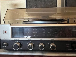 Radio Cassetta Philips Vintage con Giradischi Integrato