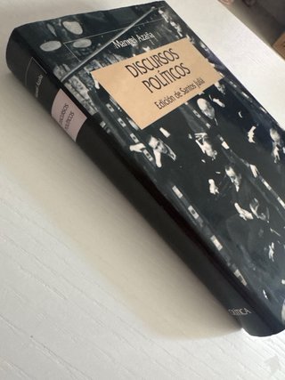 Libro: Discursos políticos de Manuel Azaña