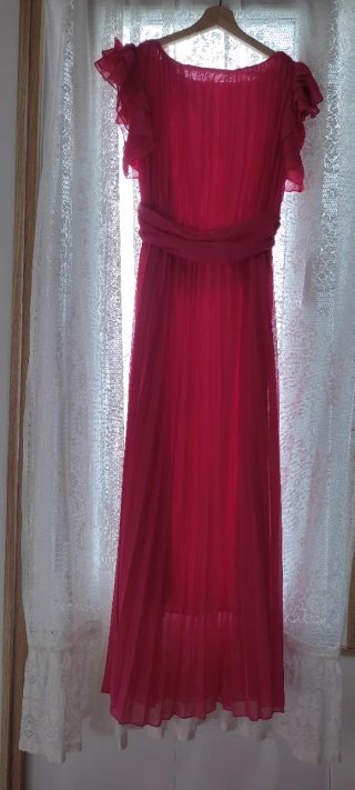 Vestido de fiesta  fucsia