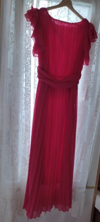 Vestido de fiesta  fucsia