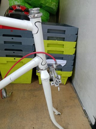 Cuadro Bicicleta Blanco