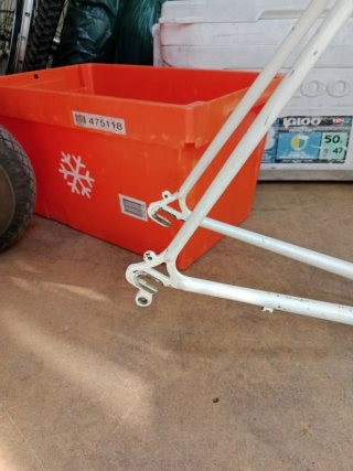 Cuadro Bicicleta Blanco