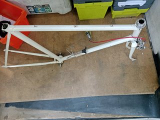 Cuadro Bicicleta Blanco