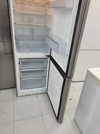 3NEVERA CRISTAL NEGRA BOSCH COMBI NOFROST A+☆