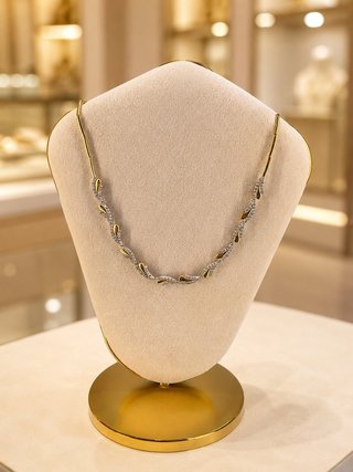 Gargantilla Oro 18k Circonitas Ref. COR-TRA2228