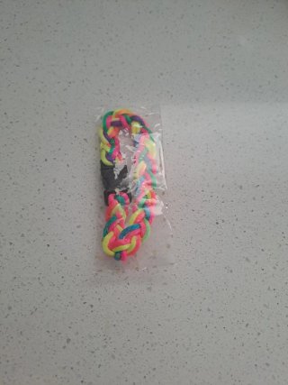 Pulsera trenzada multicolor