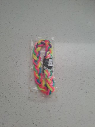 Pulsera trenzada multicolor