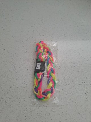 Pulsera trenzada multicolor