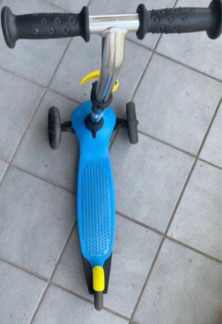 Patinete infantil 3 ruedas azul