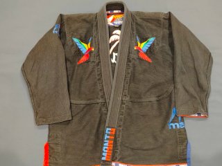 Kimono BJJ Manto Negro Multicolor