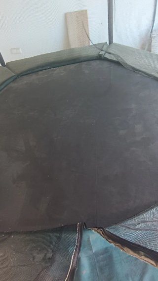 Cama elástica hexagonal 240cm con red Del 2020
