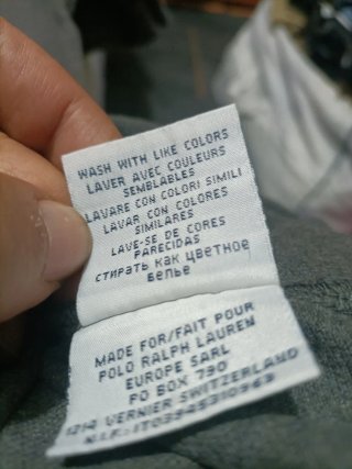 Polo Ralph Lauren Hombre Talla M Gris