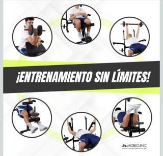 Banco Musculación Mobiclinic 250kg